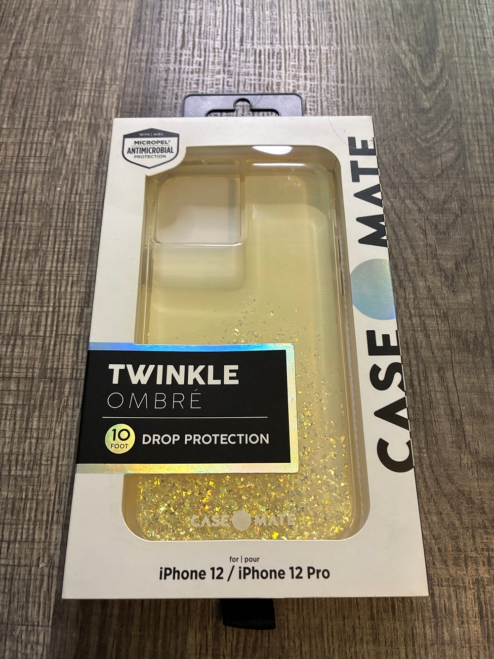 case-mate Twinkle Ombré iPhone 12 / 12 Pro Case - Gold